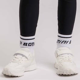 BONINI BY A DEE - Revive Sports Socks - White / Black