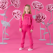A DEE - Winter Bloom Amara Flare Tracksuit - Fuchsia