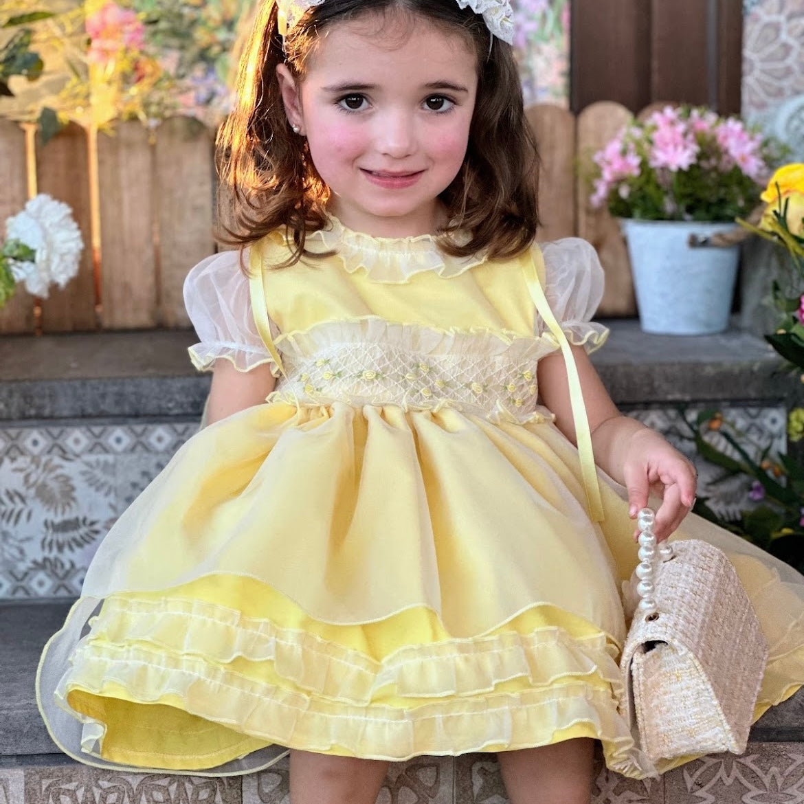 SONATA  - Olivia Easter Dress - Yellow