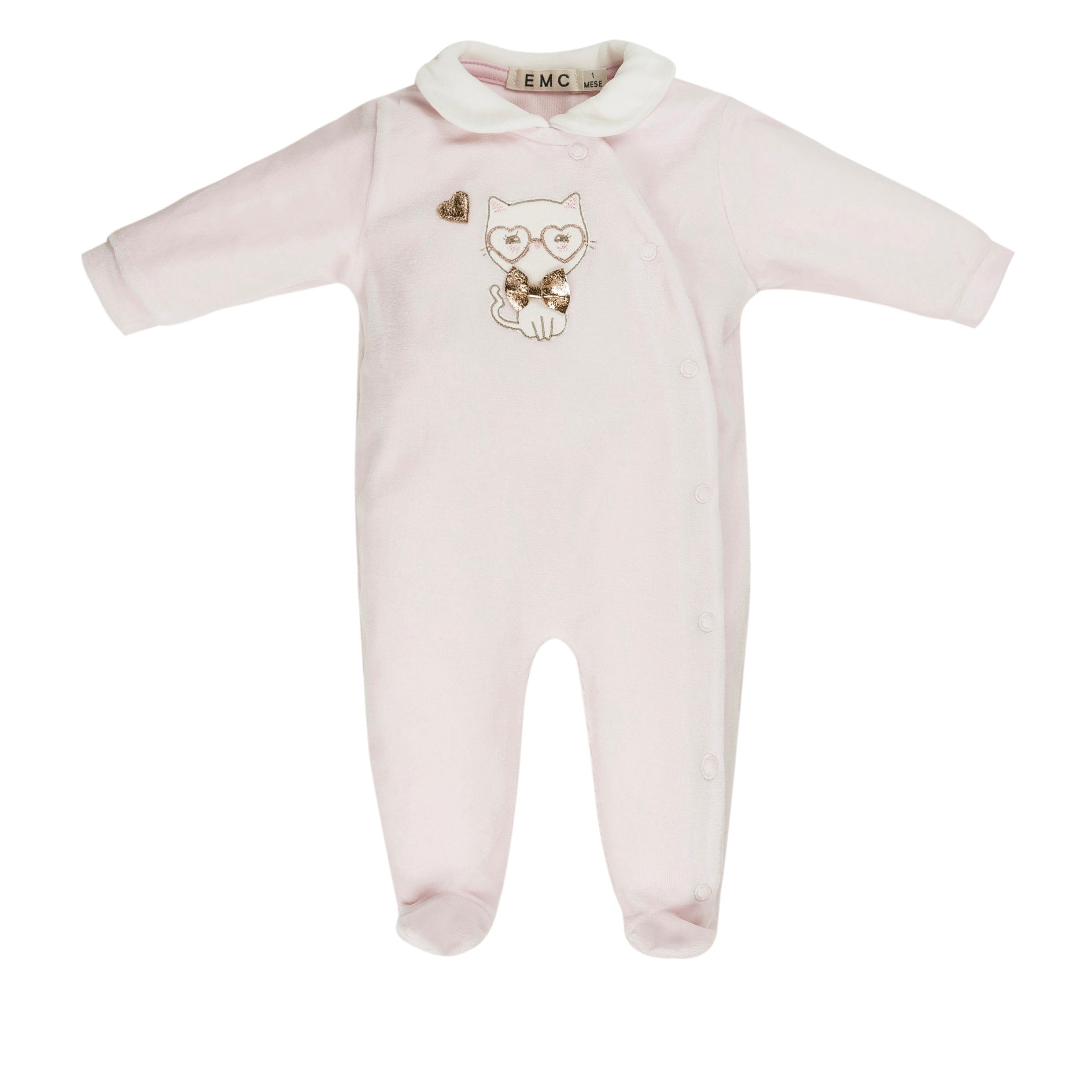 EVERYTHING MUST CHANGE -Cat Babygrow - Pink