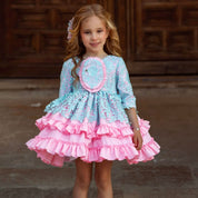 MERICHE - Mia Puffball dress & Hairpiece - Pink