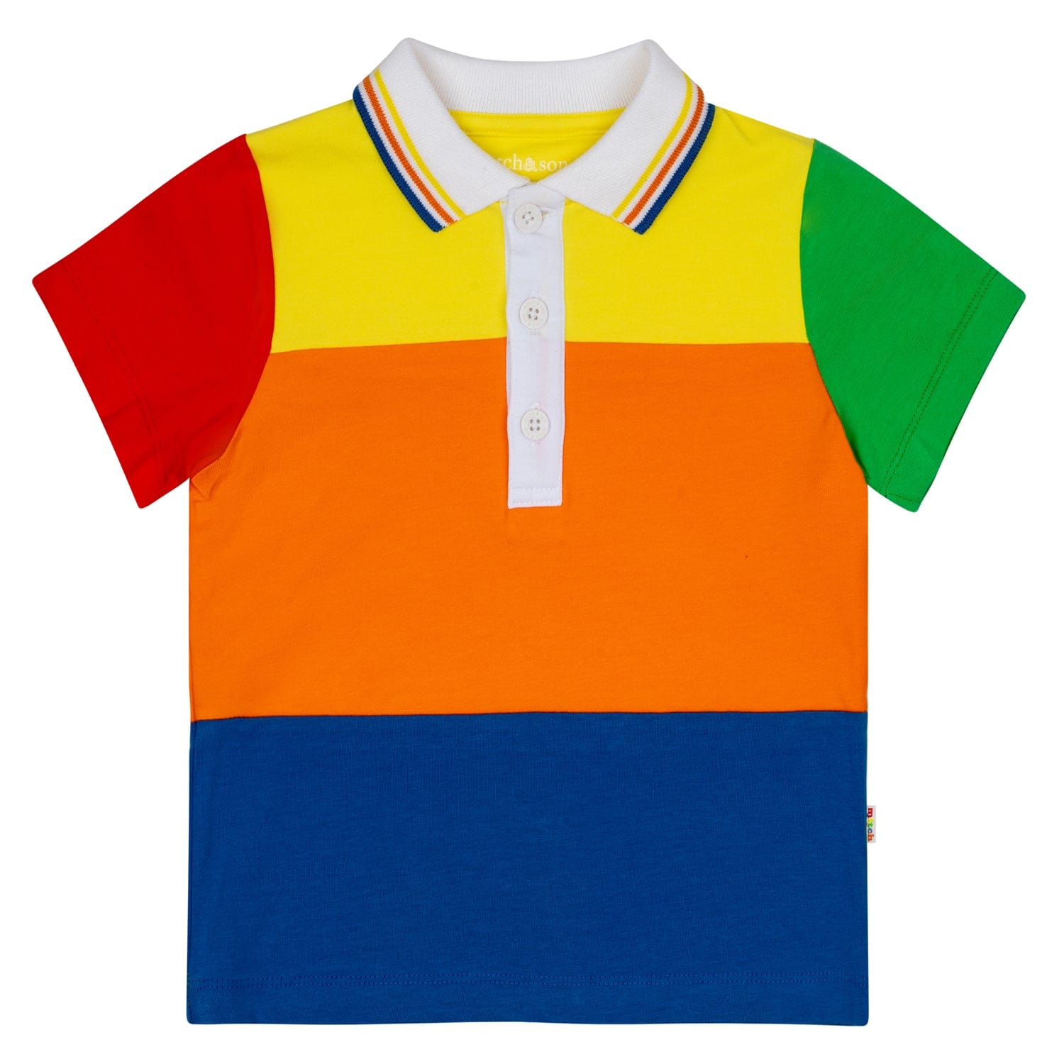 MITCH & SON - Vito Primary Puzzles Colour Block Polo Set - Multi