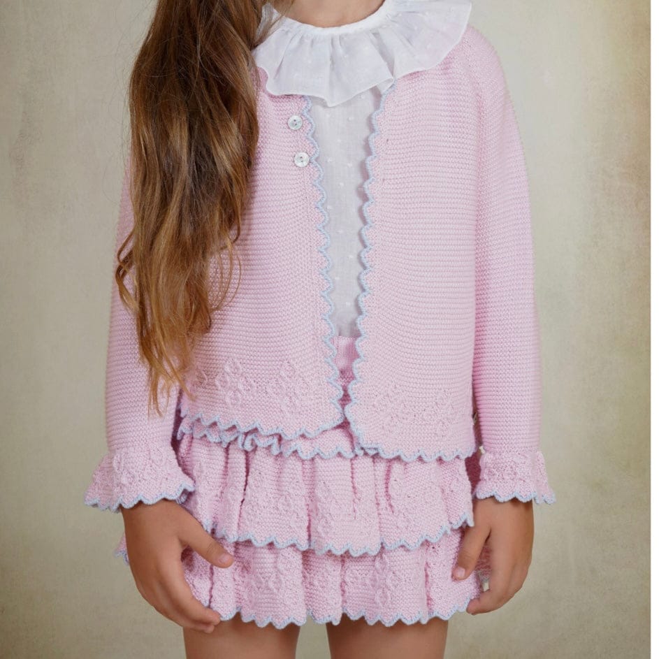 Rahigo - Three Piece Skirt Set -  Pink