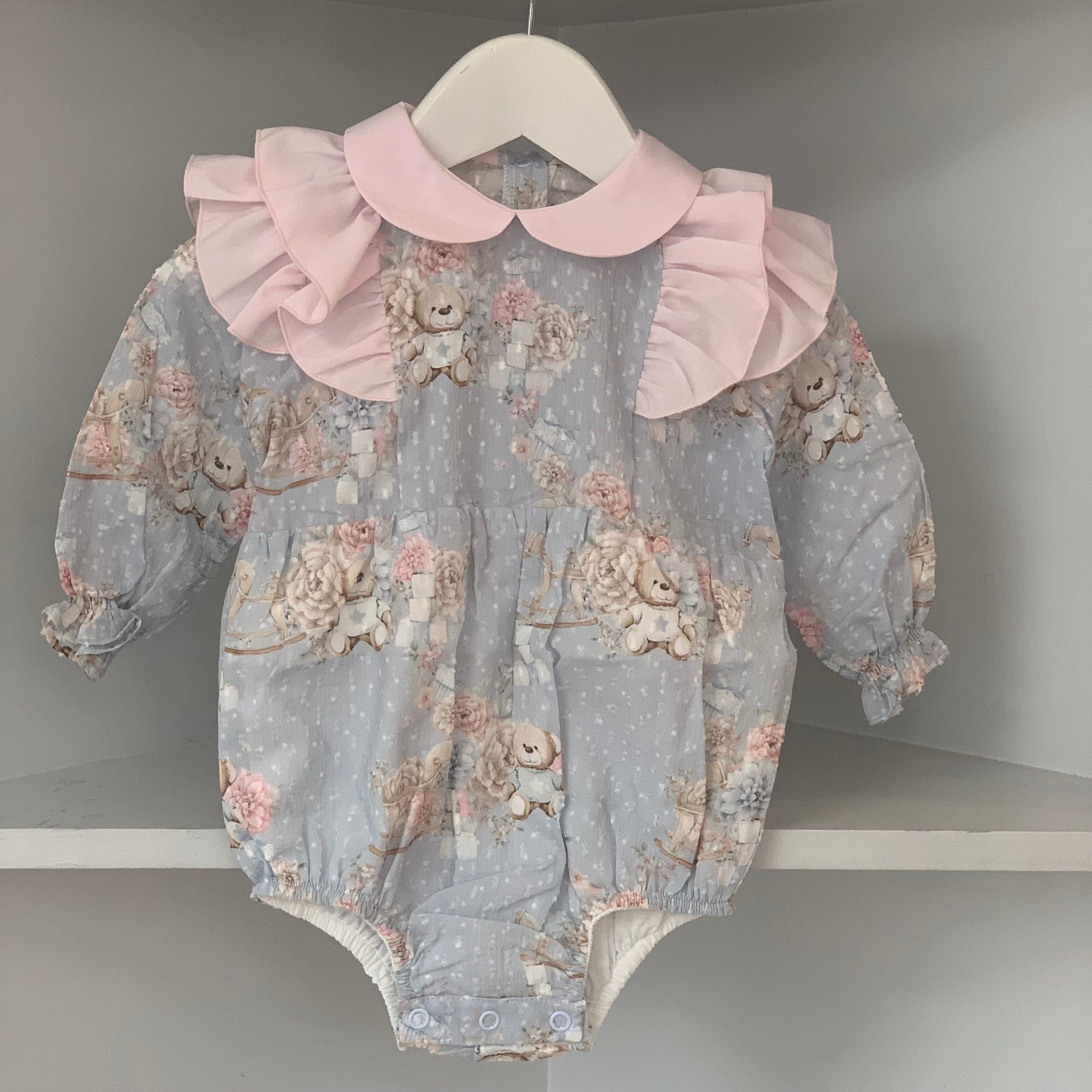 Piccola Speranza - Teddy Romper - Blue