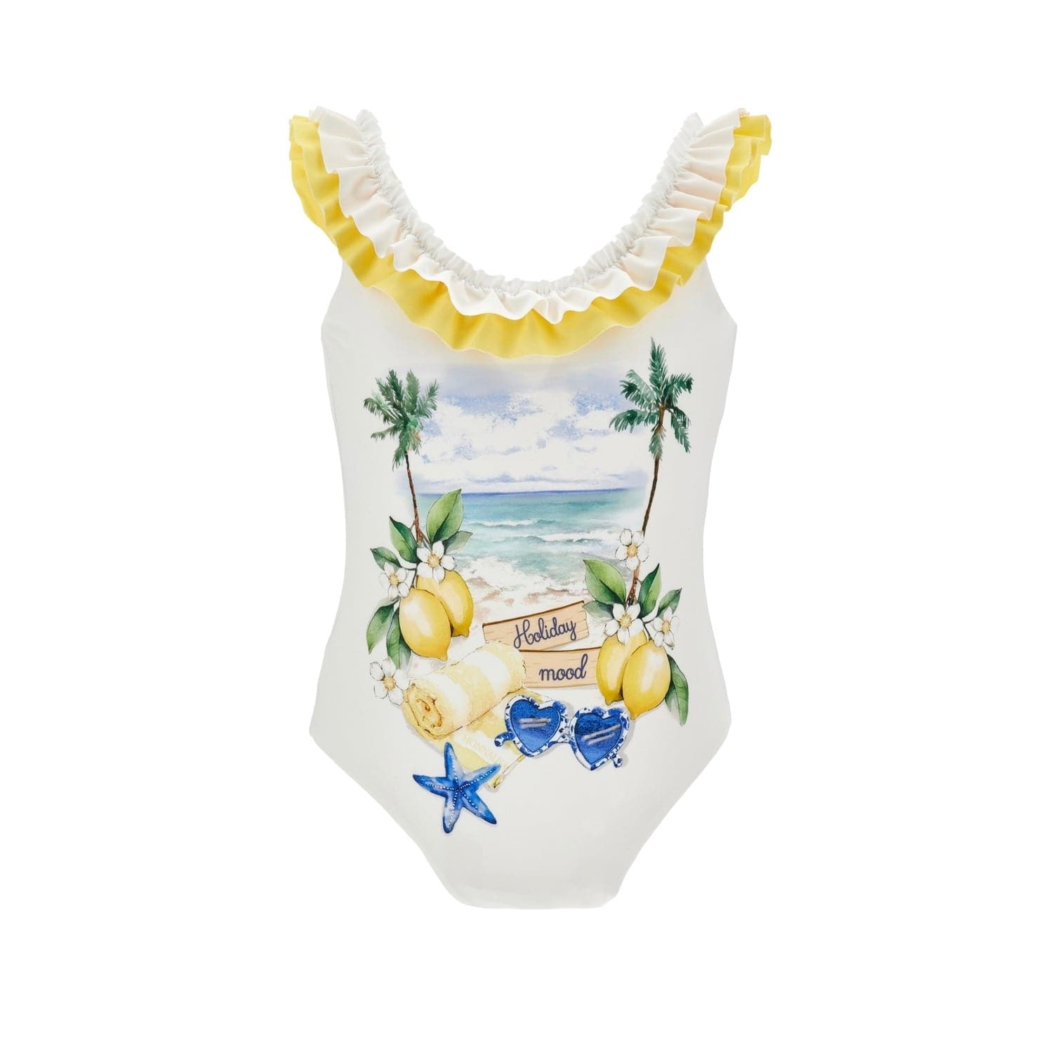 MONNALISA - Holiday Mood Swimsuit Set - White