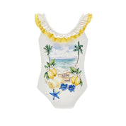 MONNALISA - Holiday Mood Swimsuit Set - White