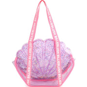 BILLIEBLUSH -  Clear Sequin Shell Bag - Multi