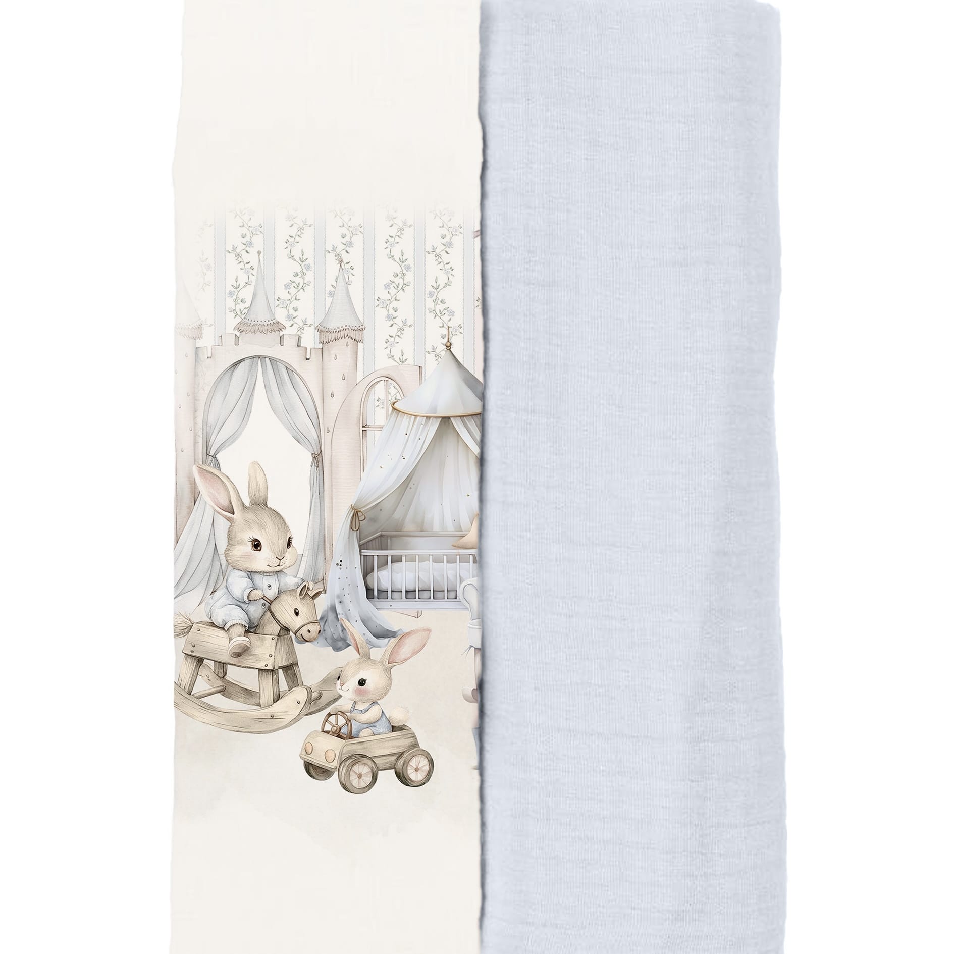 JAMIKS - Cotton Lumo Muslin - Blue