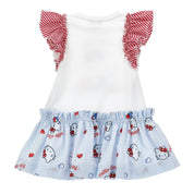 MONNALISA - Hello Kitty Jersey Dress - Blue