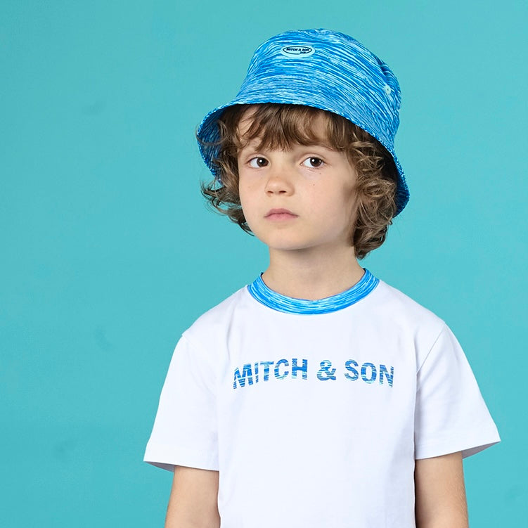 MITCH & SON - Harlow JNR Space Dye Bucket Hat - Bright Blue