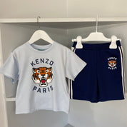 KENZO - Tiger Short Set - Pale Blue