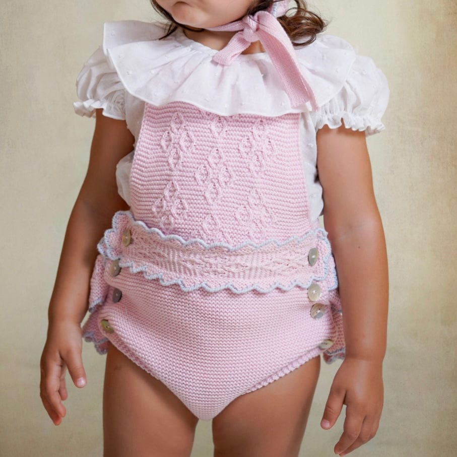 Rahigo - Two Piece Romper Set -  Pink