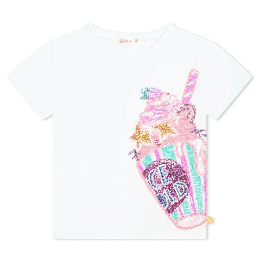 BILLIEBLUSH - Sequin Ice Cup T & Denim Shorts - Multi