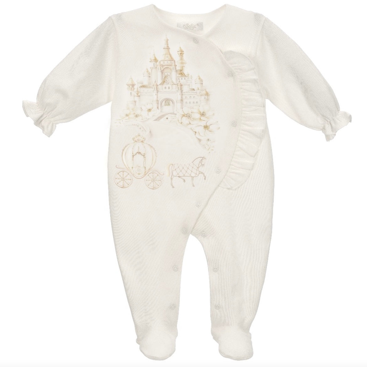 SOFIJA - Princess Babygrow - Cream