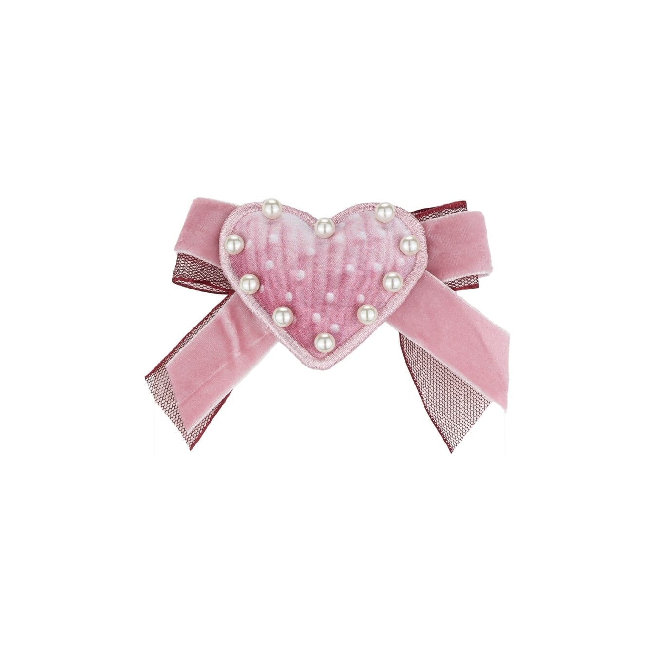 Daga - Love Storey Bow Clip - Pink