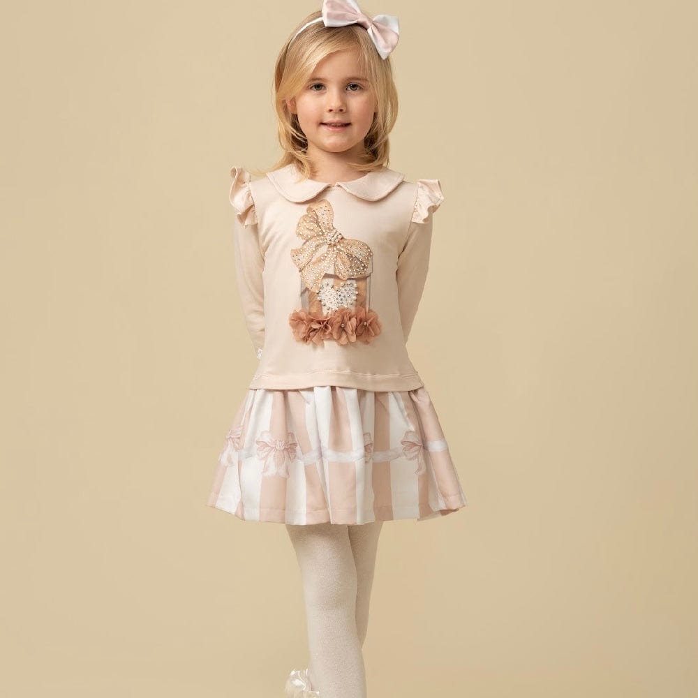 CARAMELO KIDS -  Present Dress- Mink