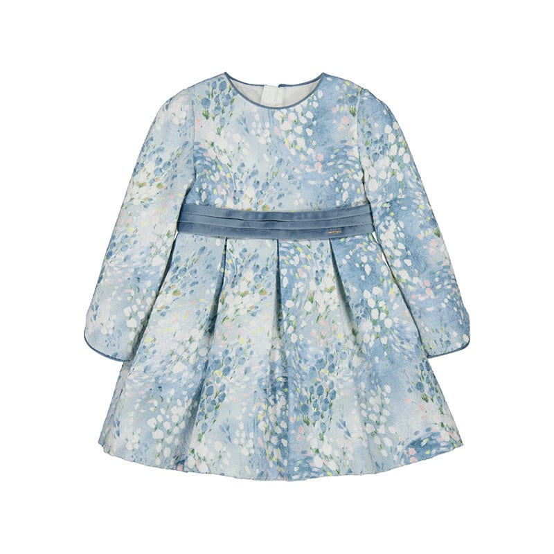 MAYORAL - Jaquard Dress - Bluebell