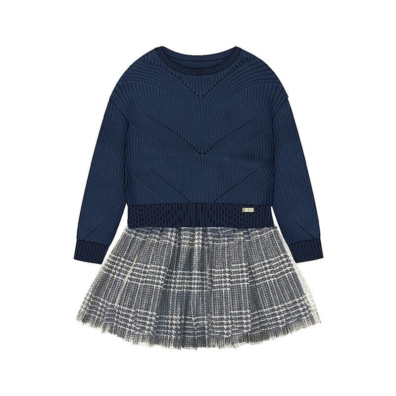 MAYORAL - Knit Dress - Blue