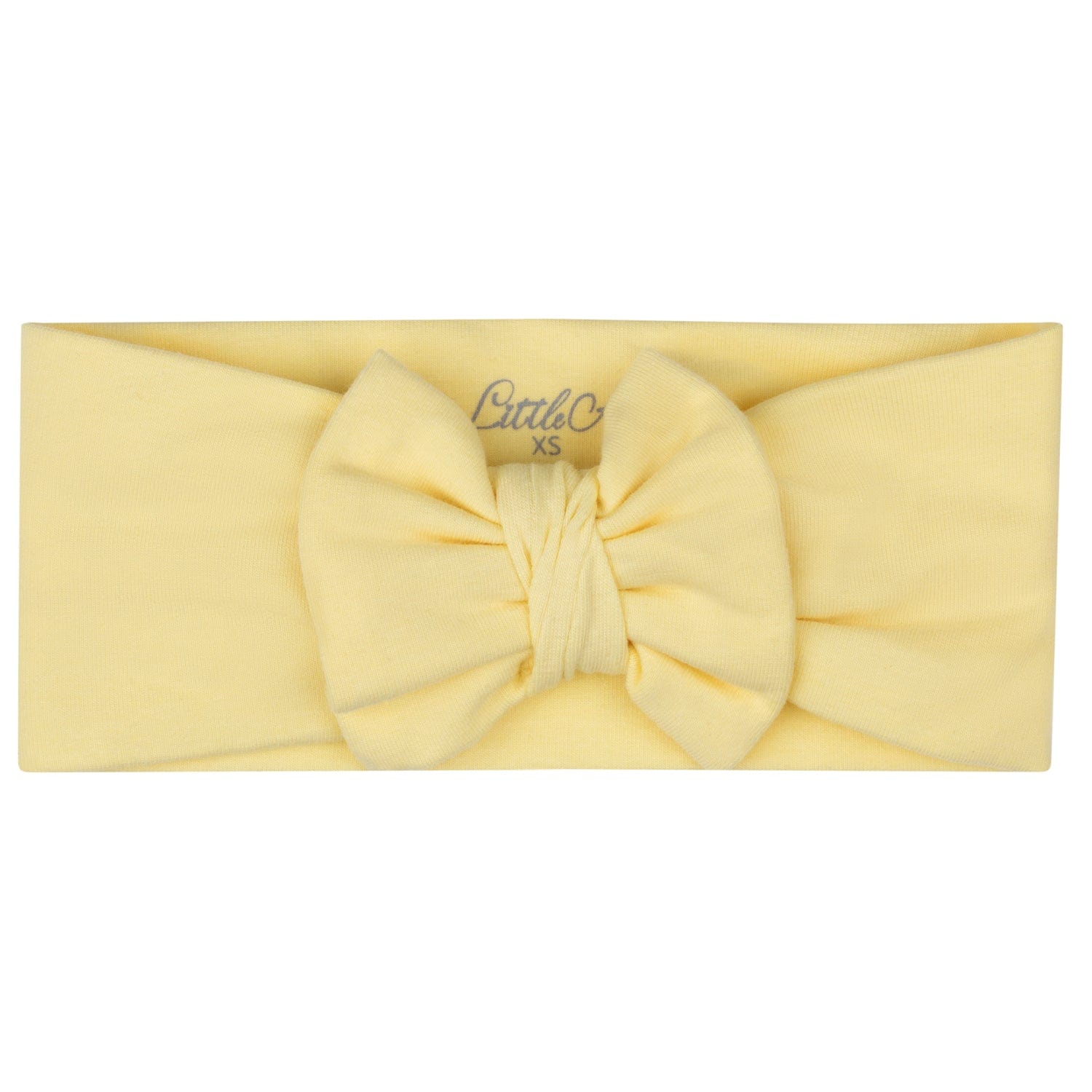 LITTLE A - Jeanie Pastel Hearts Headband - Lemon