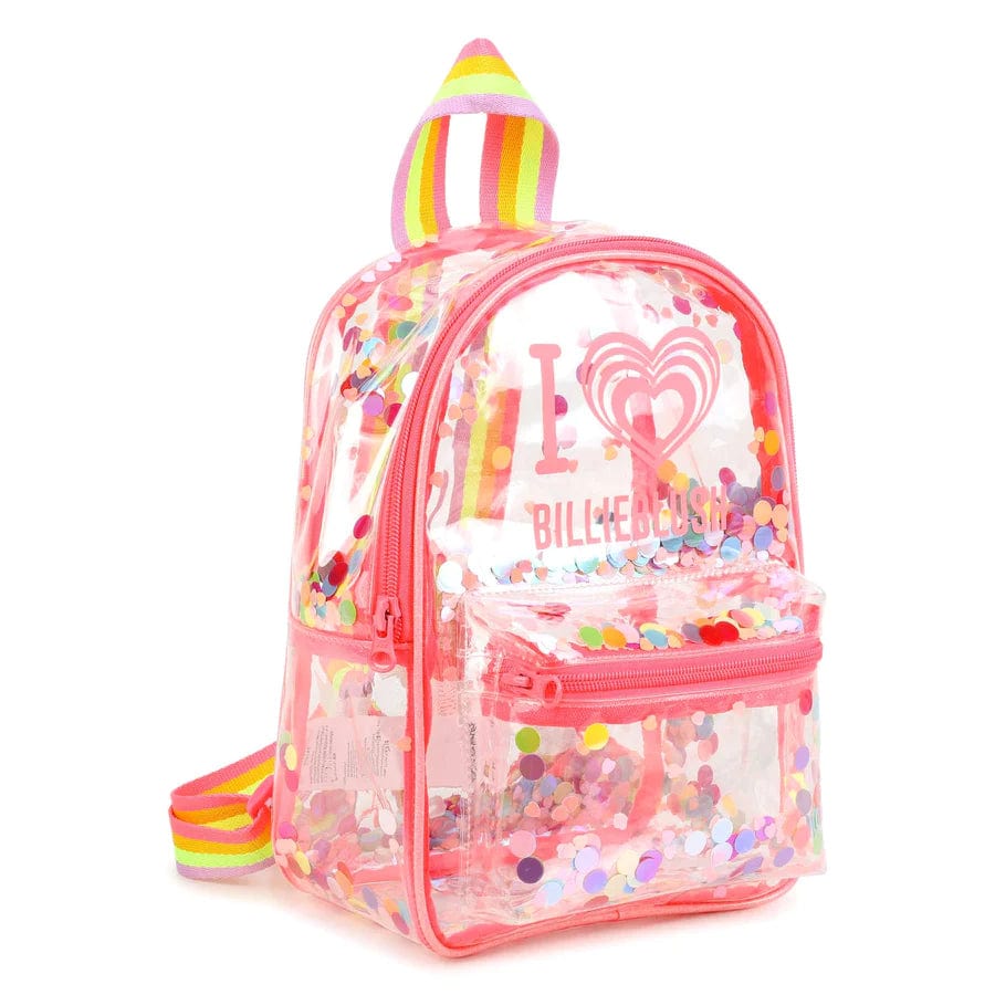 BILLIEBLUSH -  Clear Sequin Rucksack - Multi