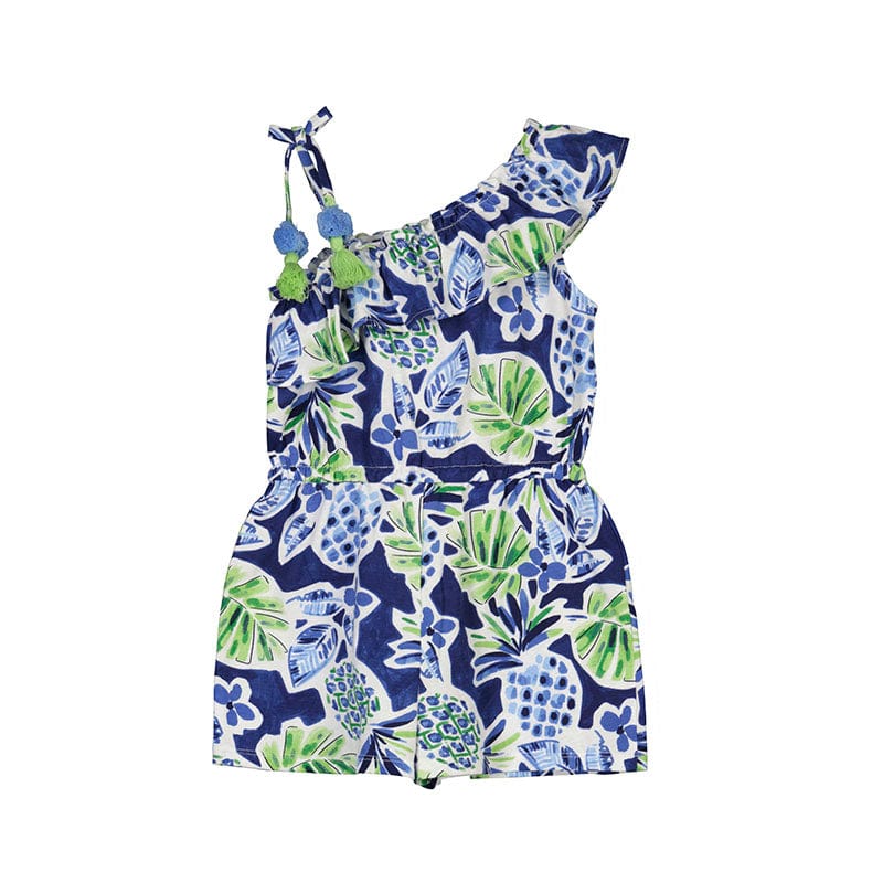 MAYORAL - Pineapple Pattern Playsuit - Indigo