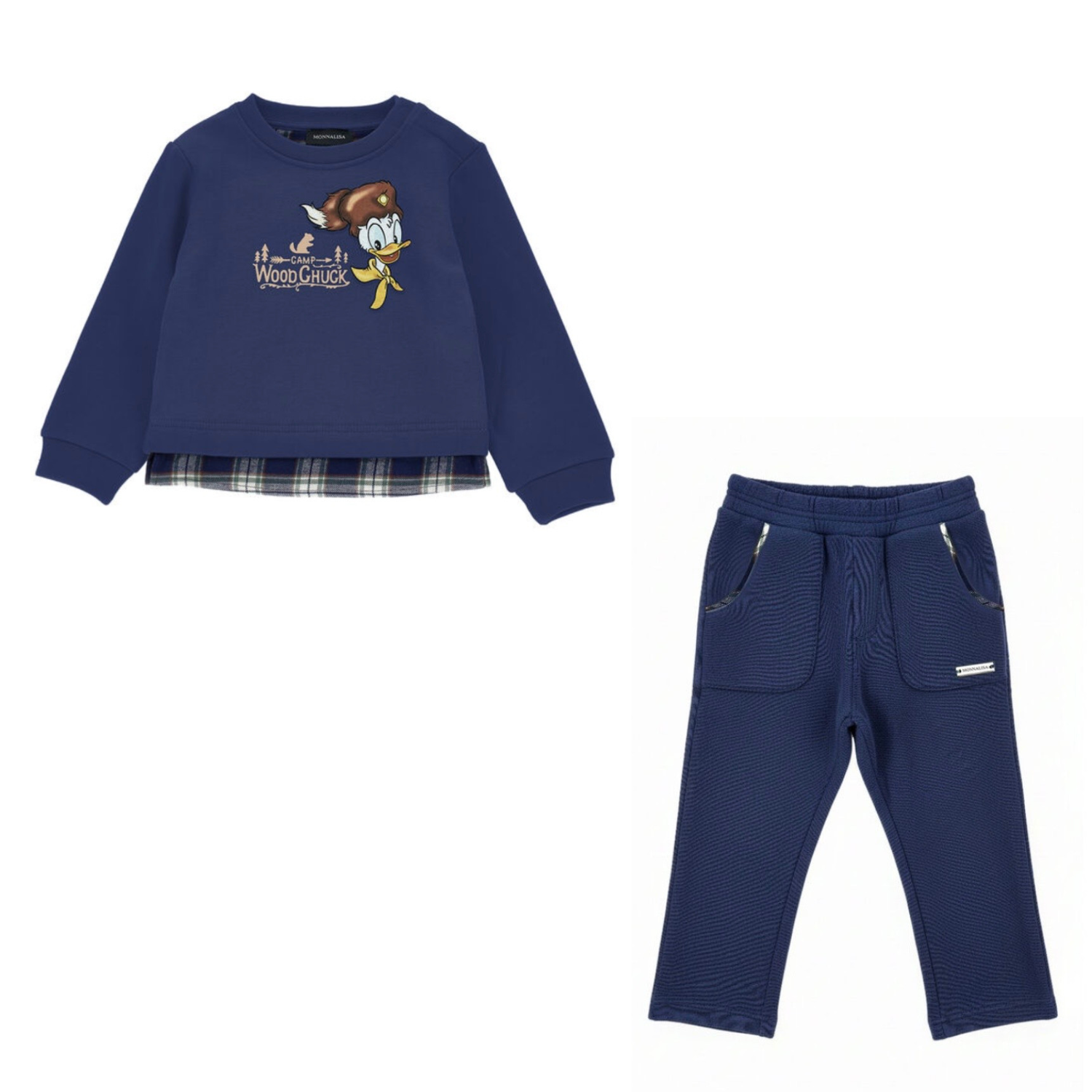 MONNALISA - Donald Duck Tracksuit - Navy
