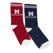 MITCH & SON - Bennet 2 Pack Socks - Chilli Red