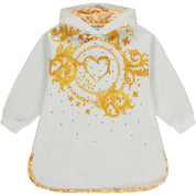 A DEE - Baroque Love Bella Hoody Dress - White