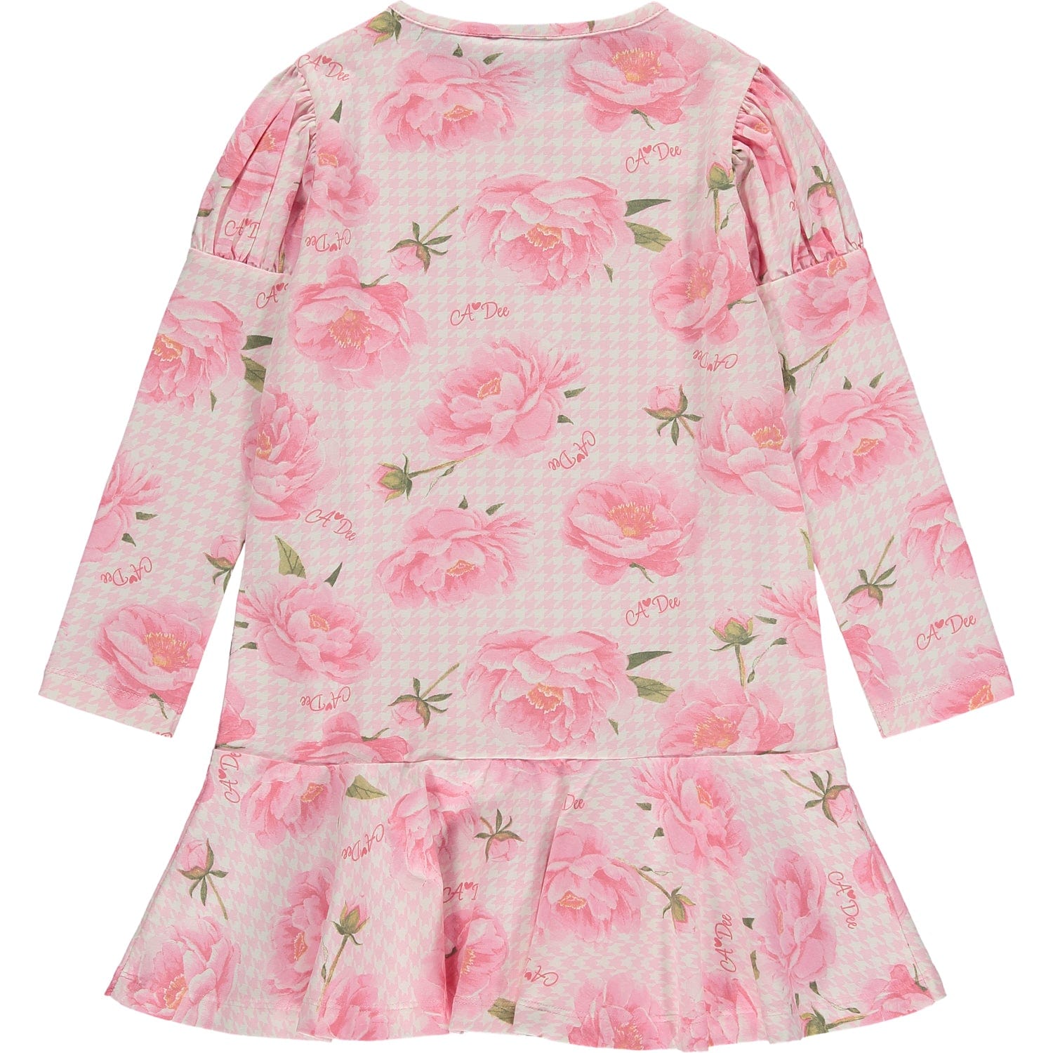 DEE - Peony Dreams Aubree Peony Print Dress - Pale Pink