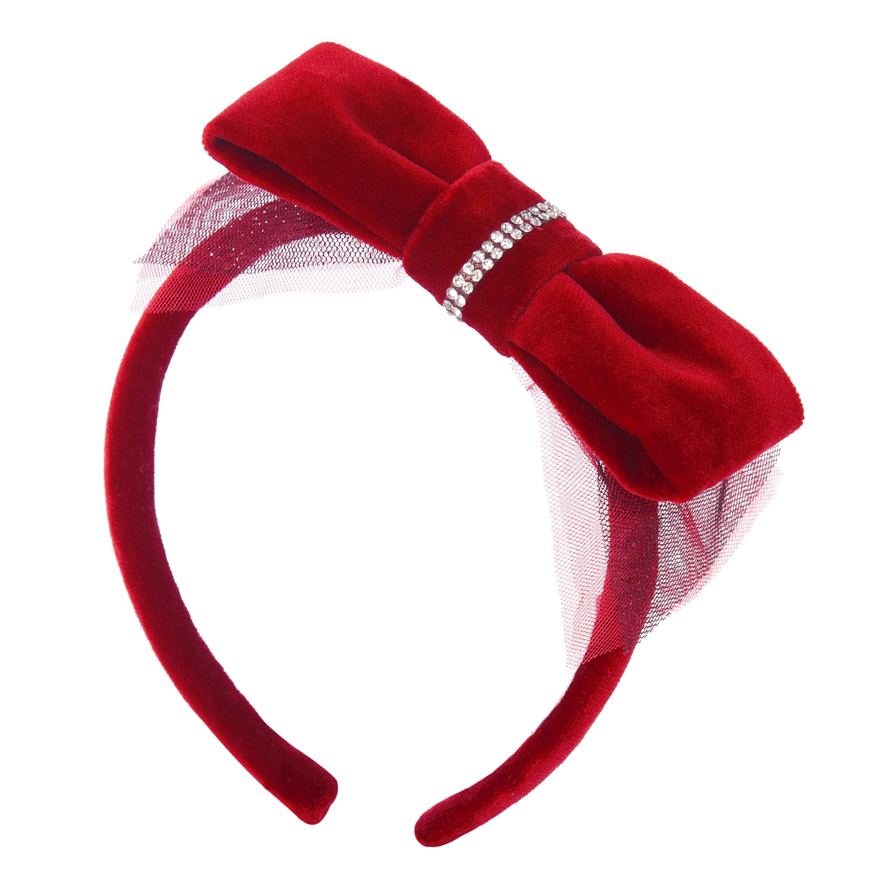 BALLOON CHIC - Velvet Hairband - Red