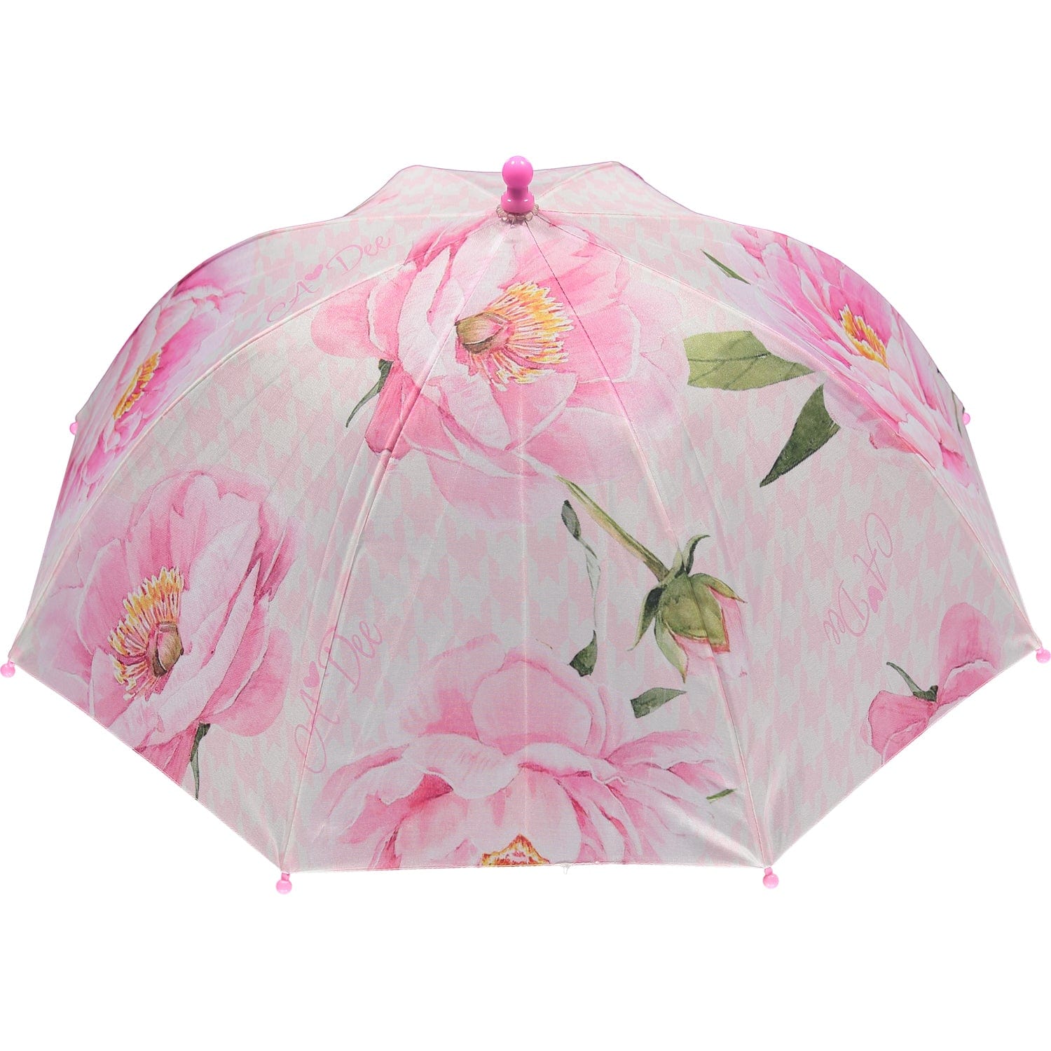 A DEE - Peony Dreams Brolly Peony Print Umbrella - Pink