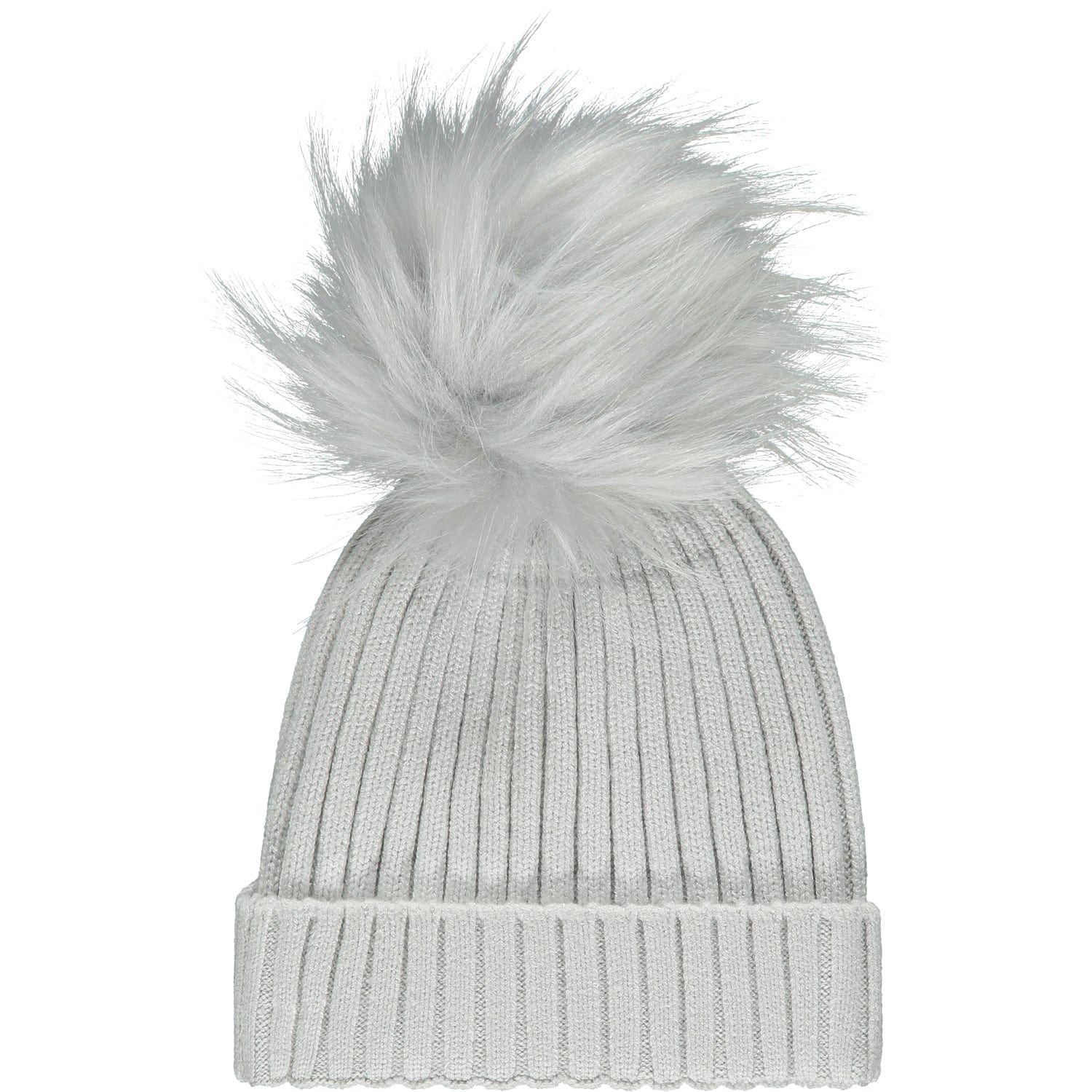 MITCH & SON - Newton Pom Pom Hat - Grey Marl