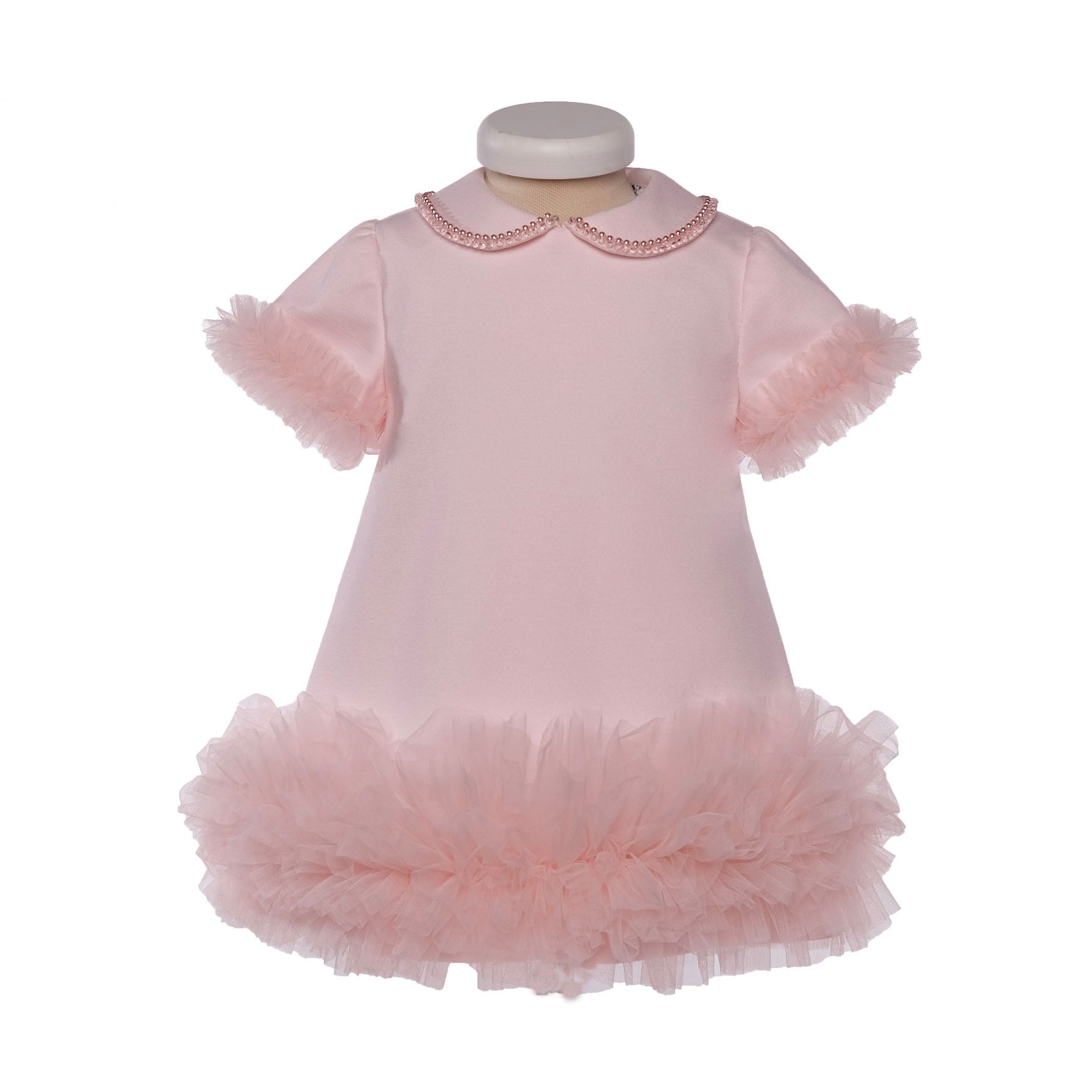 Bimbalo - Peter Pan Collar Tutu Dress - Pink