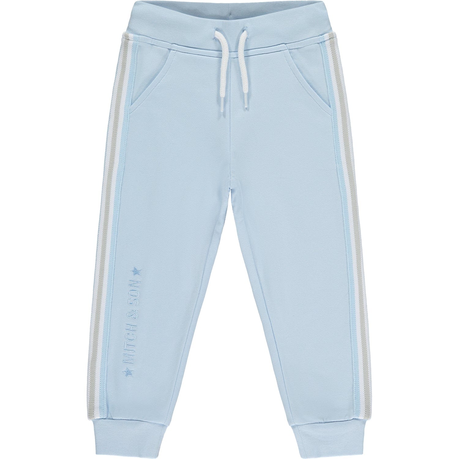 MITCH & SON -  Nick Tape M Logo Tracksuit - Sky Blue