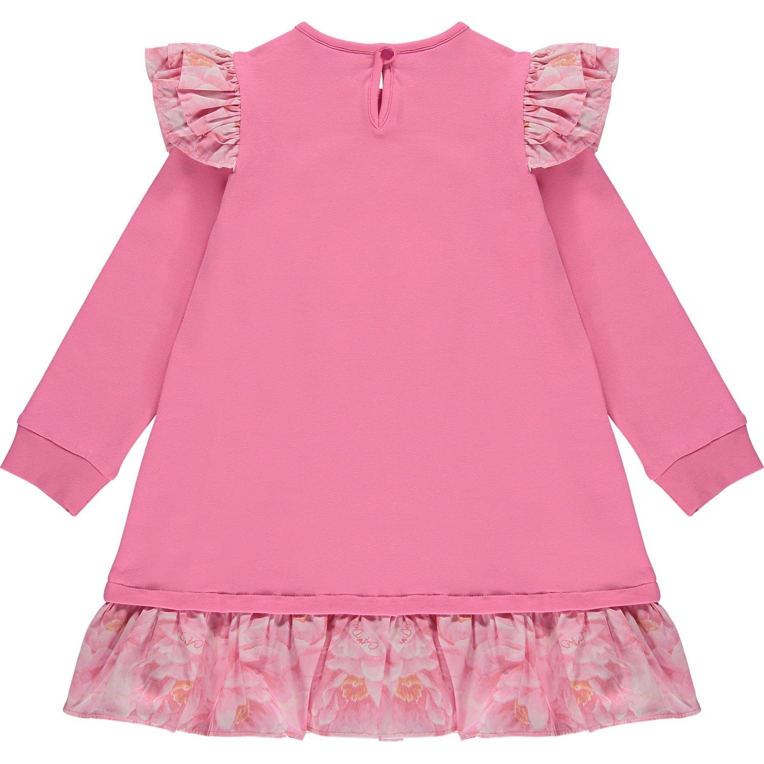 A DEE - Peony Dreams Anastasia Frill Sweat Dress - Peony Pink