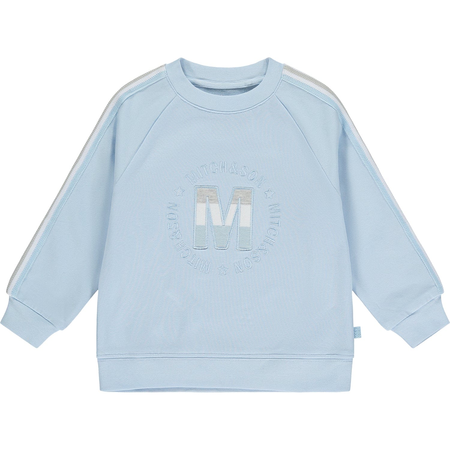 MITCH & SON -  Nick Tape M Logo Tracksuit - Sky Blue