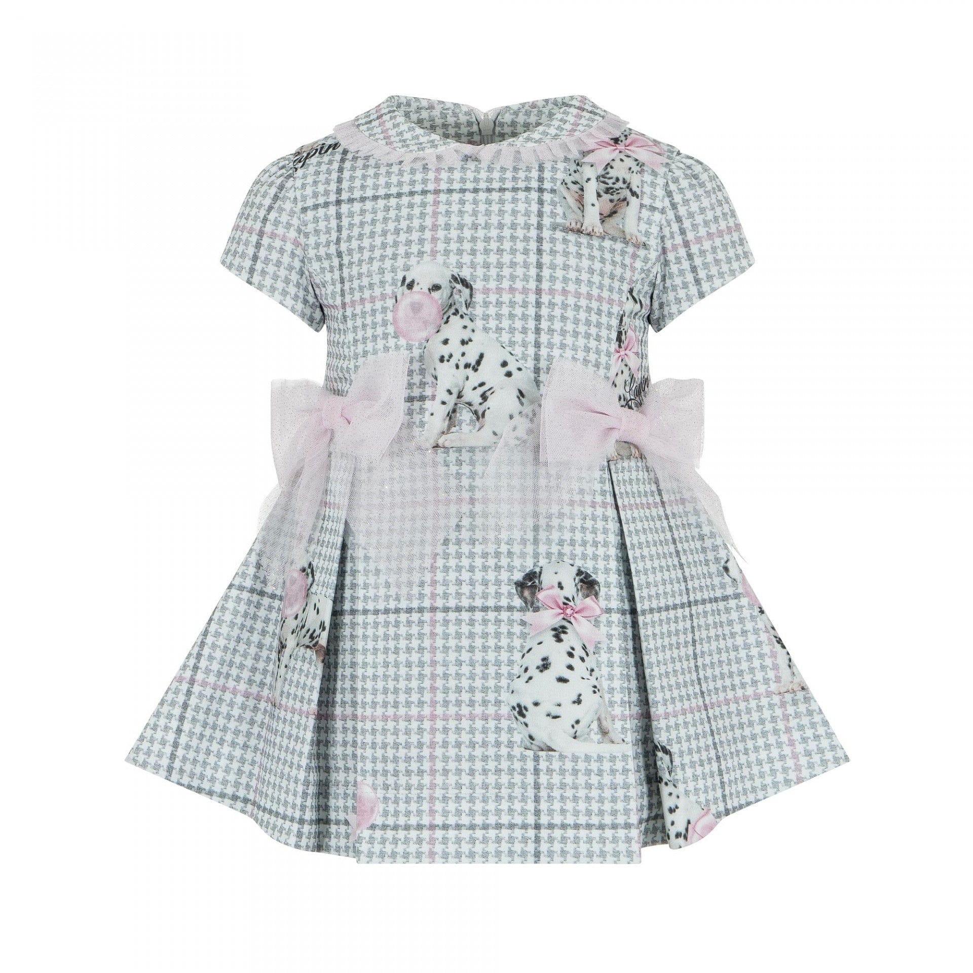 LAPIN HOUSE - Dalmatian Party Dress Dress - Grey