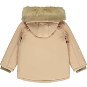 MITCH & SON - Oliver Faux Fur Hooded Jacket -  Hazelnut