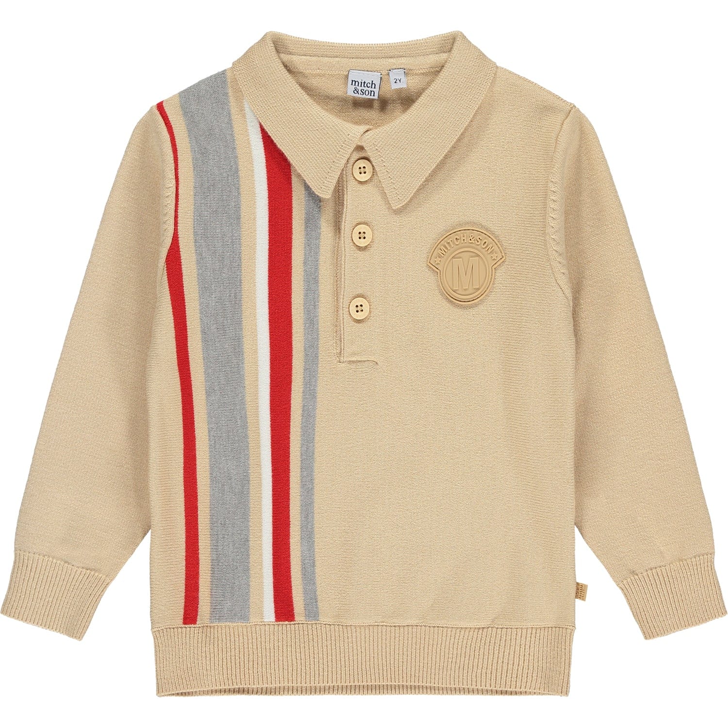 MITCH & SON -  Oakley Knitted Polo Set - Hazelnut