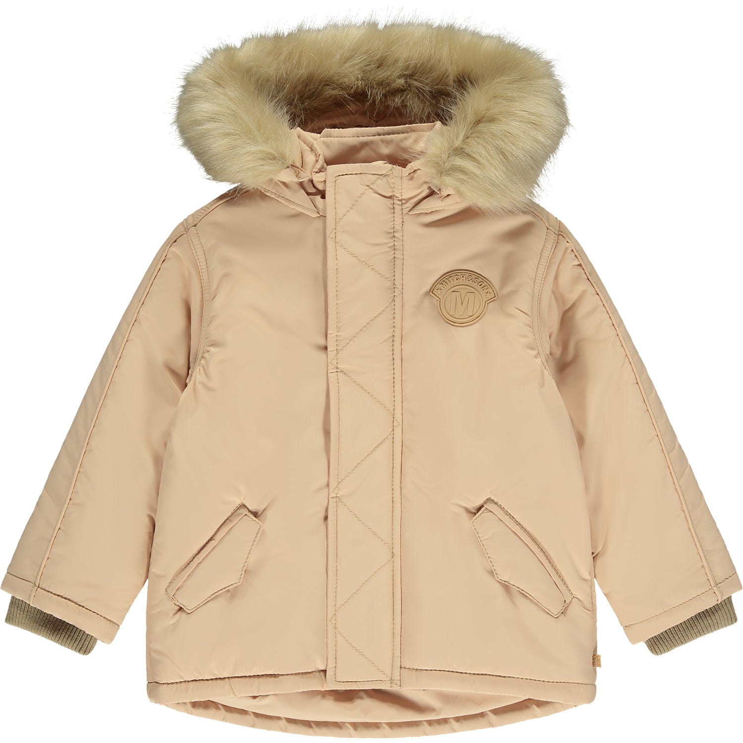 MITCH & SON - Oliver Faux Fur Hooded Jacket -  Hazelnut