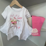 DAGA - Call Me Baby Tunic & Leggings Set - Pink