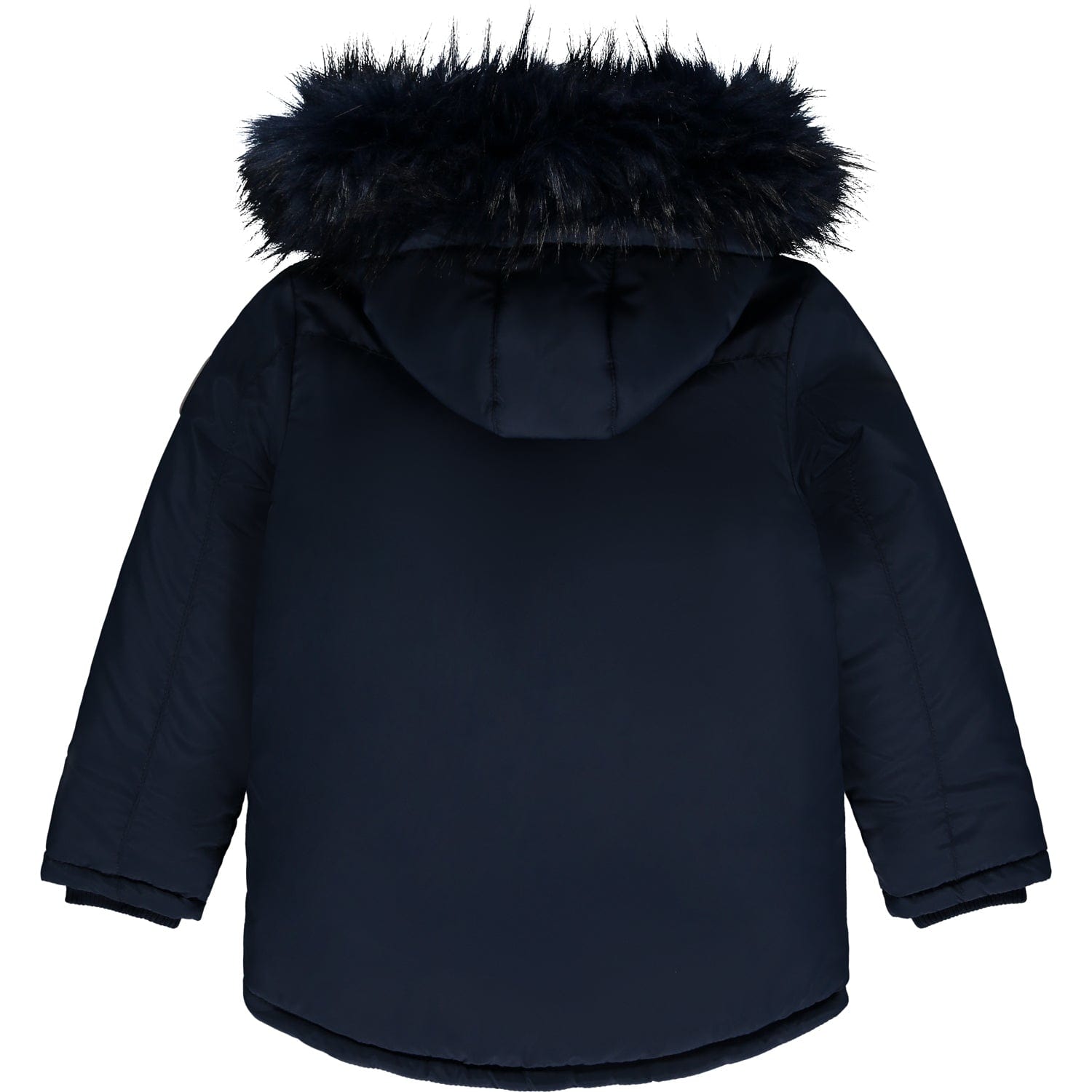 MITCH - Toronto Faux Fur Padded Jacket - Blue Navy