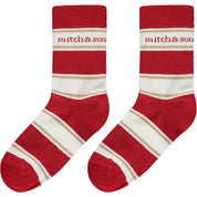 MITCH & SON - Oswald 2 Pack Socks - Red