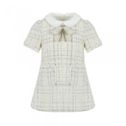 LAPIN HOUSE - Tweed A Line Dress - Cream