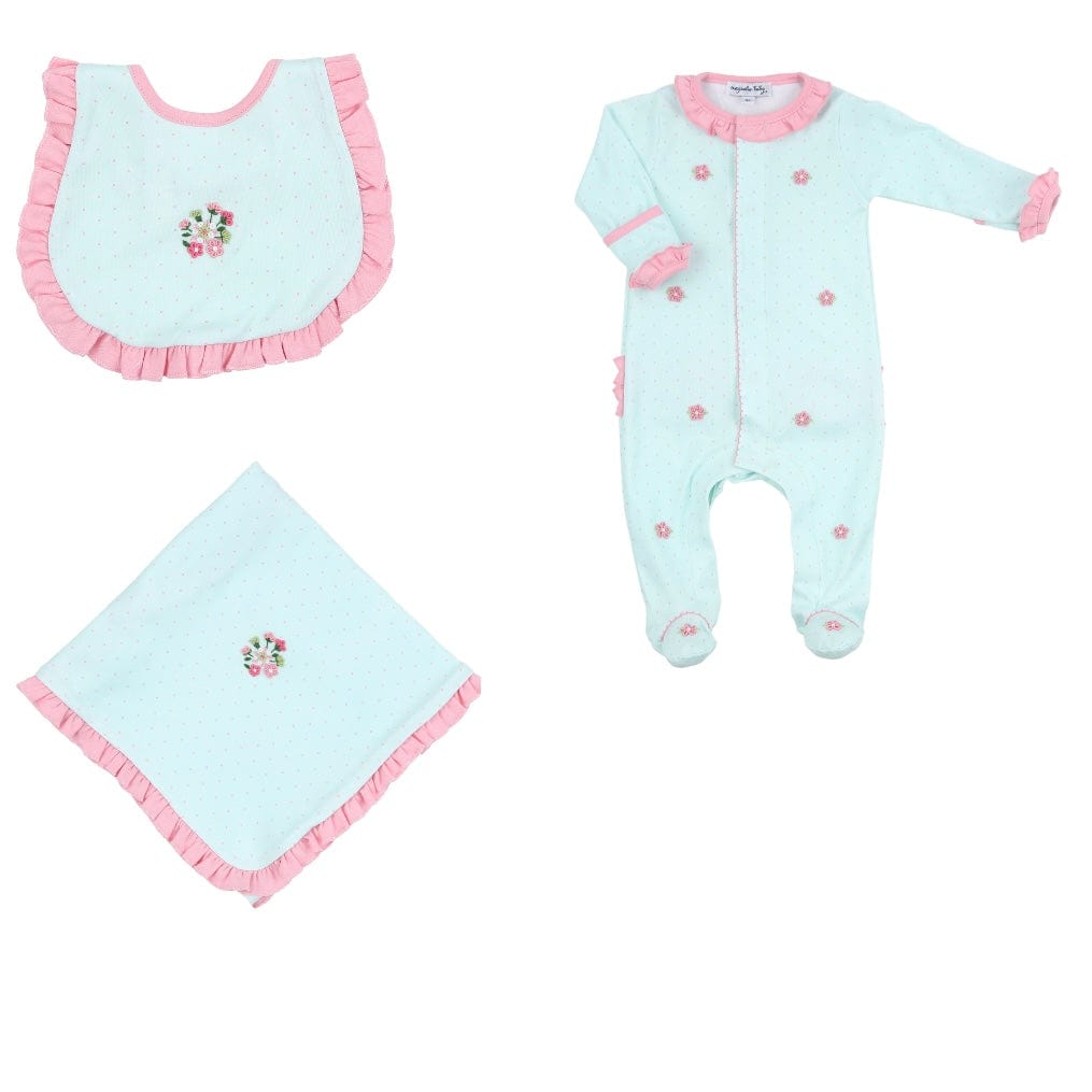 MAGNOLIA BABY - Aurora’s Classic Three Piece Set - Mint