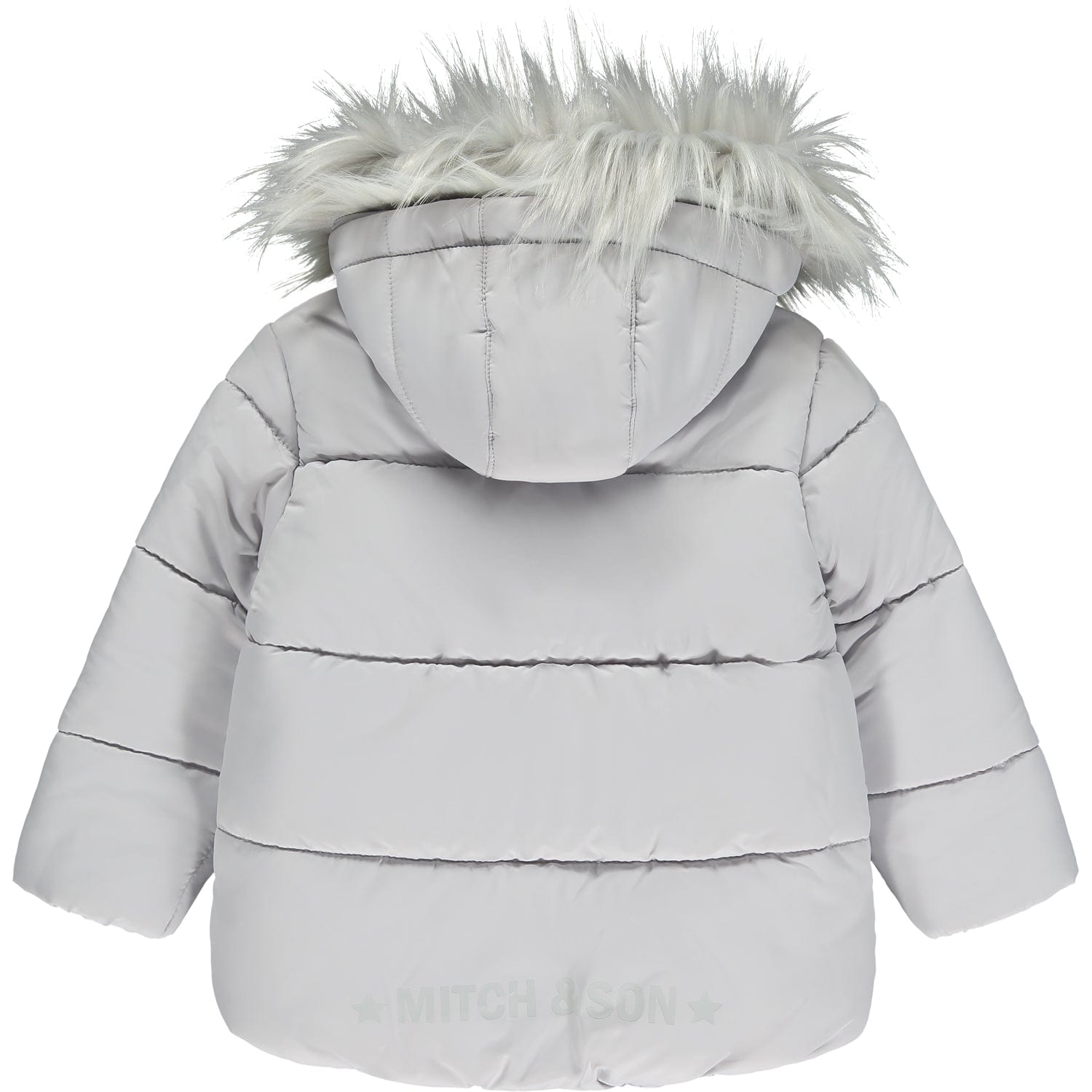 MITCH & SON - Niko Faux Fur Padded Jacket - Grey Chip