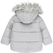 MITCH & SON - Niko Faux Fur Padded Jacket - Grey Chip