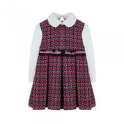 LAPIN HOUSE - Tweed Blouse Dress - Red