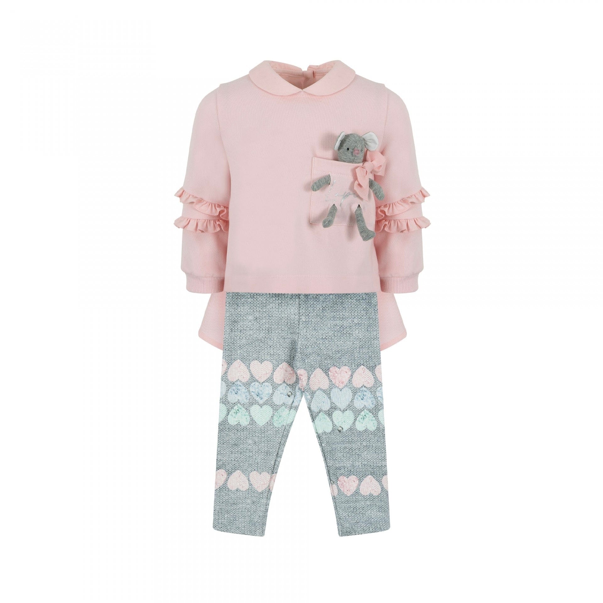 LAPIN HOUSE - Mouse Dolls House Legging Set - Pink