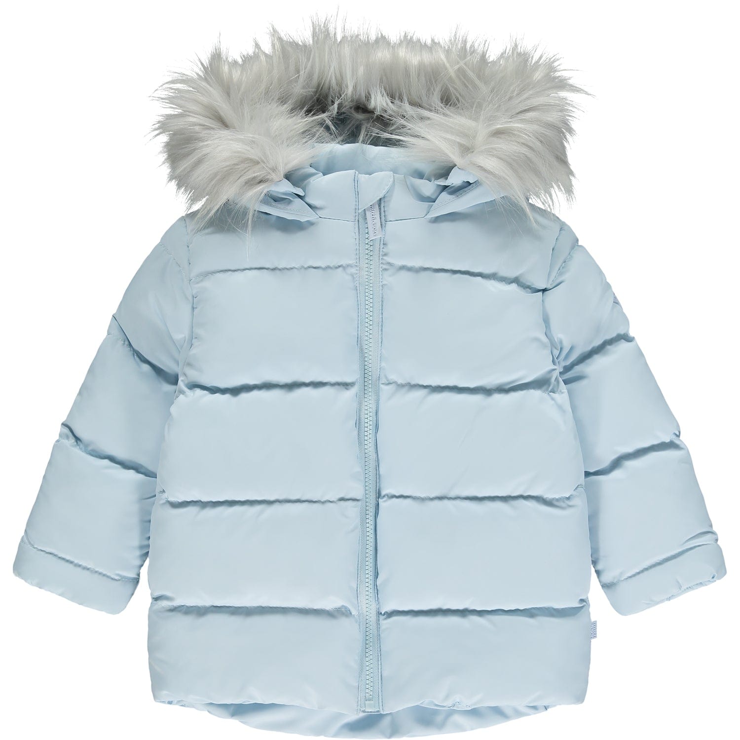 MITCH & SON - Niko Faux Fur Padded Jacket - Sky Blue